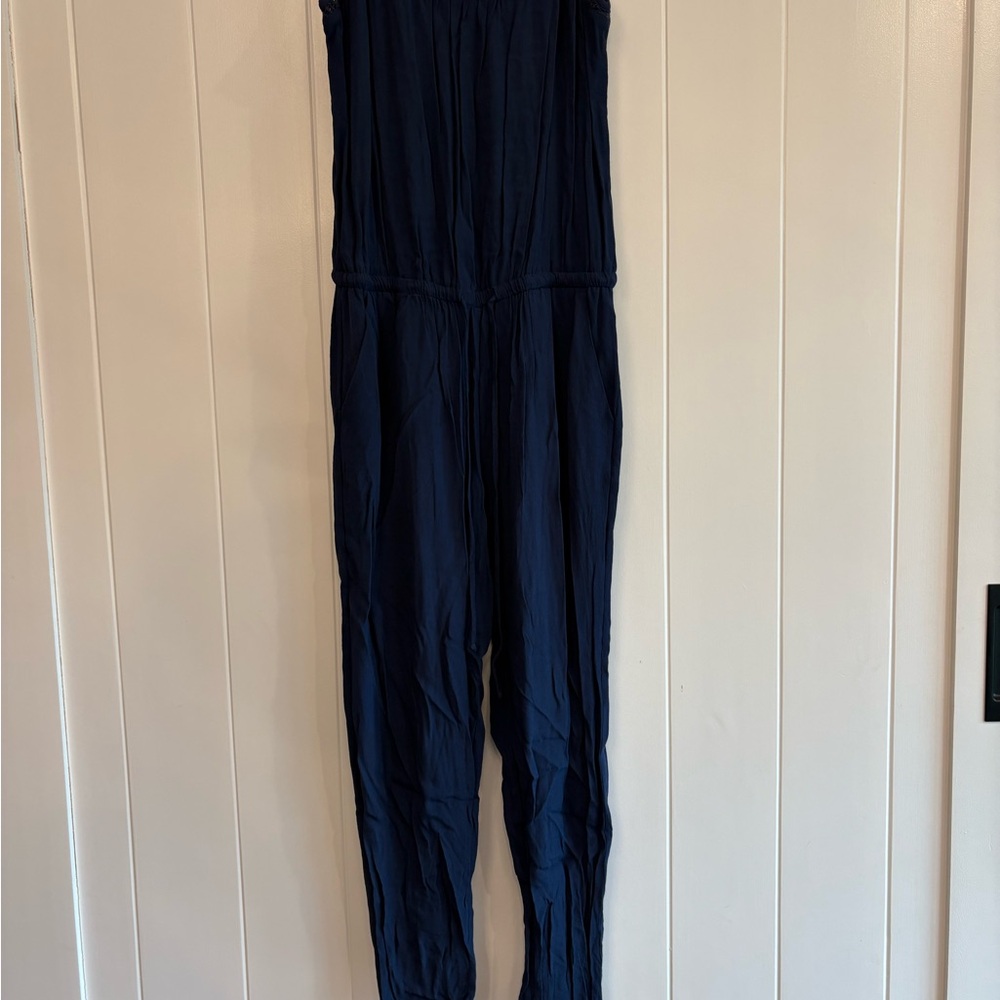 Navy Blue Women's Jumpsuit